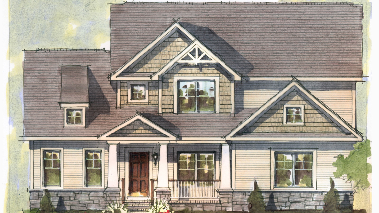 Olivia II Custom Home Builders Schumacher Homes